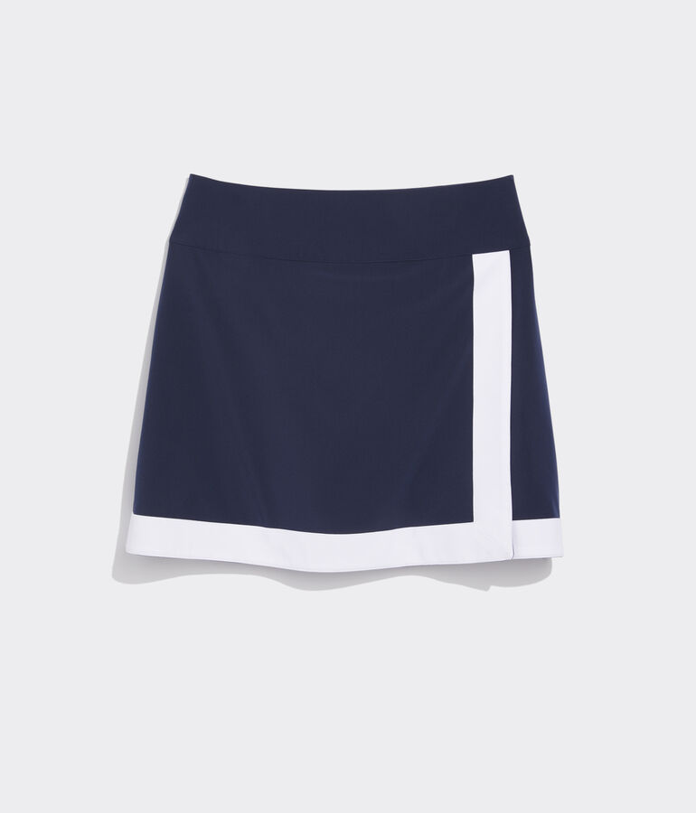 Colorblock Wrap Performance Skort
