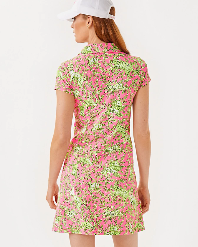 UPF 50+ Luxletic Frida Scallop Polo Dress