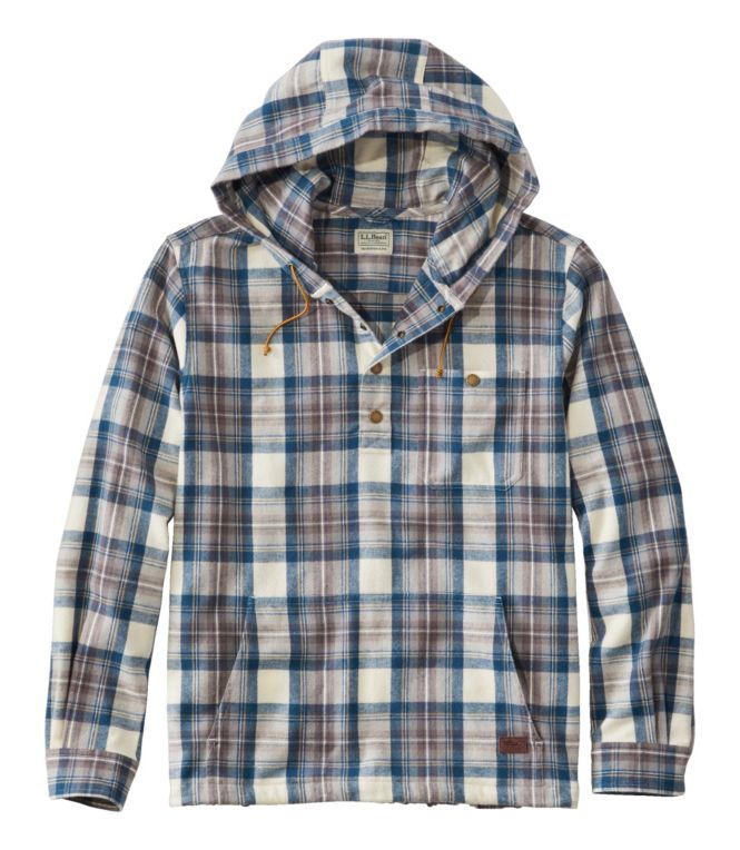 Men's Scotch Plaid Flannel Shirt, Anorak, Traditional Fit