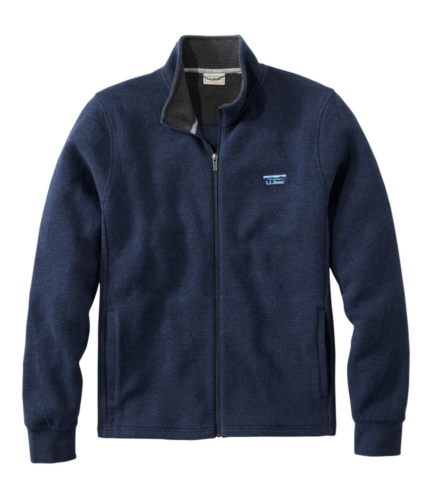 Men's Lakewashed Double-Knit Full-Zip