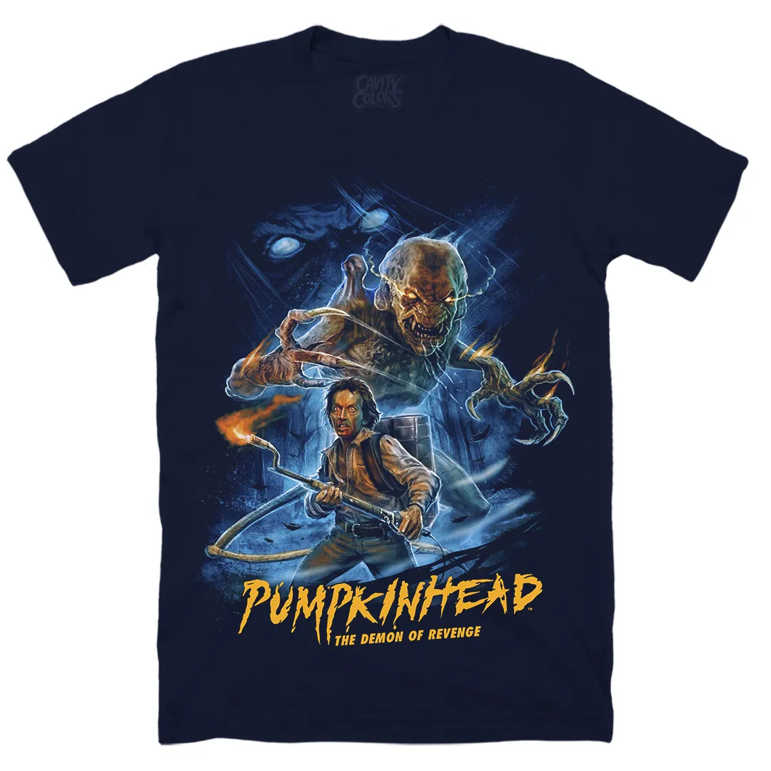 PUMPKINHEAD: DEMON OF REVENGE - T-SHIRT (MIDNIGHT BLUE)