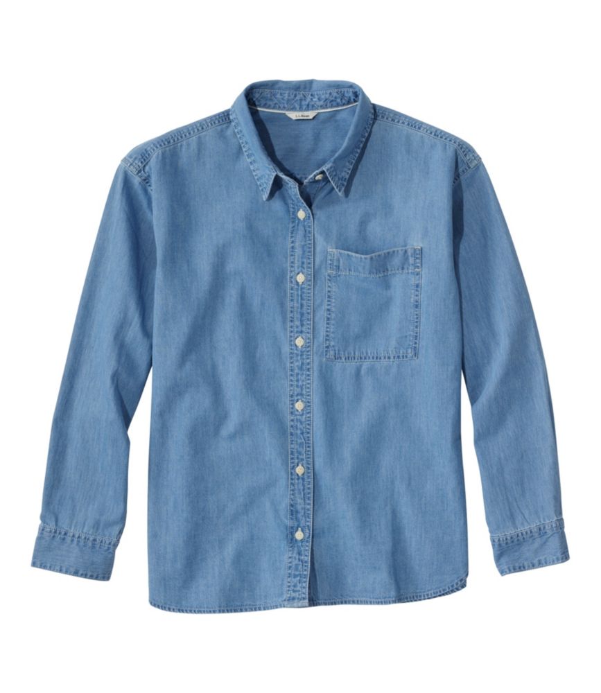 Women's L.L.Bean Denim Boyfriend Shirt