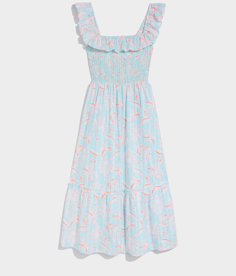 Cay Floral Smocked Midi Dress