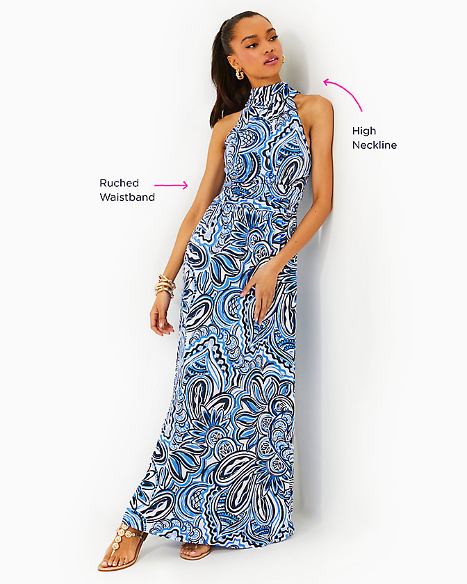 Wyota Halter Maxi Dress
