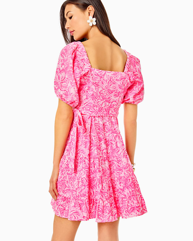 Iralee Linen Wrap Dress