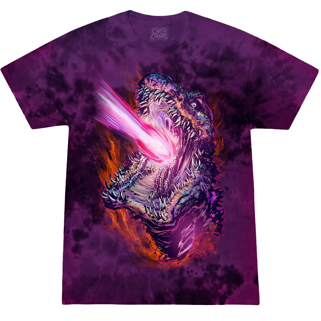 SHIN GODZILLA: WHO WILL KNOW - T-SHIRT (PURPLE ENERGY TIE DYE)