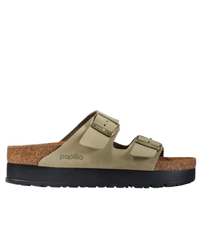Women's Birkenstock Papillio Arizona Platform Sandals, Nubuck