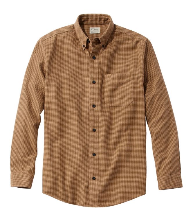 Men's Wicked Good Flannel Shirt, Slightly Fitted, Houndstooth