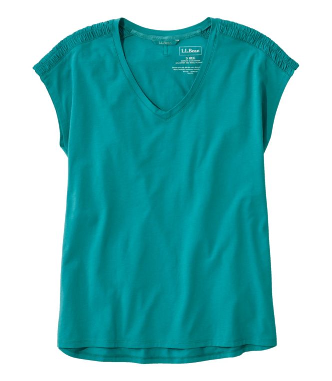Women's Beyond Soft V-Neck Tee, Short Sleeve