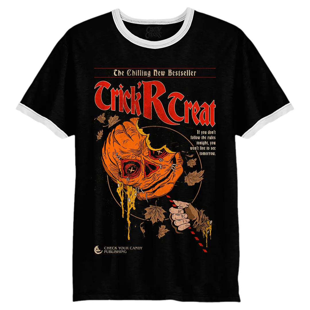 TRICK 'R TREAT: HORROR PAPERBACK - RINGER T-SHIRT