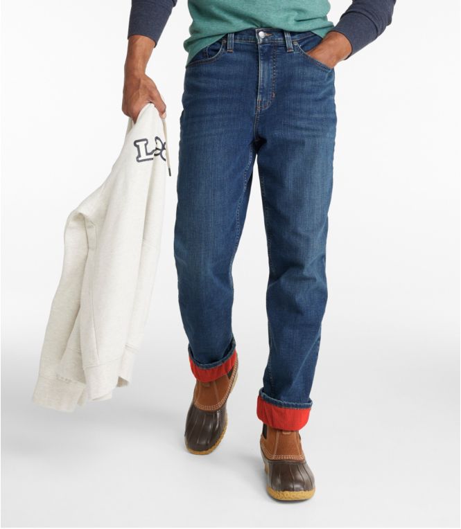 Men's BeanFlex? Jeans, Classic Fit, Fleece-Lined