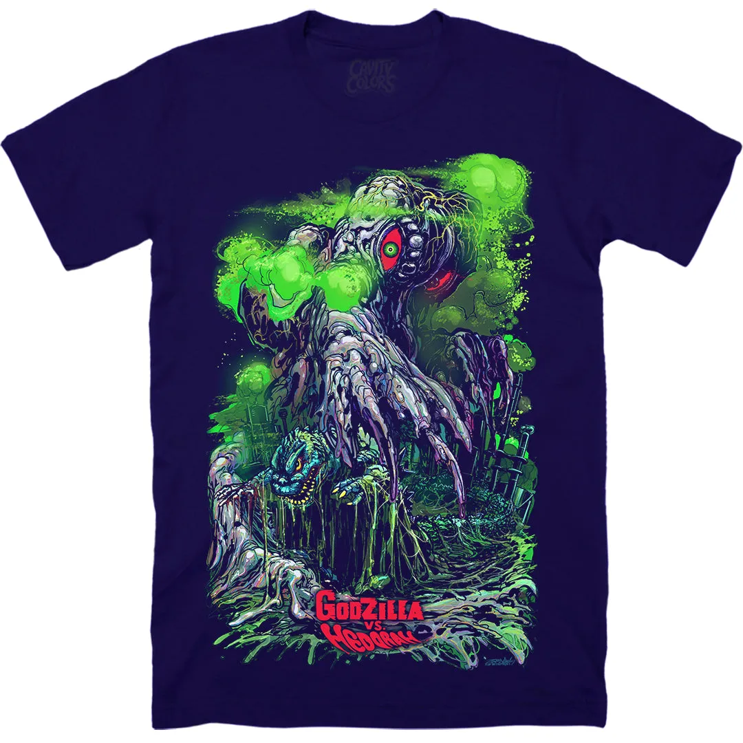 GODZILLA VS. HEDORAH: HIDEOUS SPAWN - T-SHIRT (DEEP BLUE)